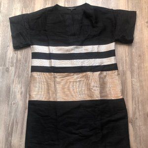 Lafayette 148 New York Short Sleeve Shift Dress